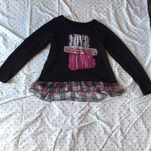 A long sleeve girls shirt